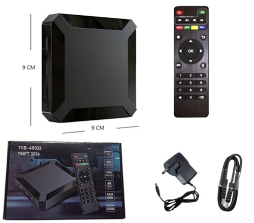 TV BOX 4GB RAM MEMORIA 32GB 48026ii